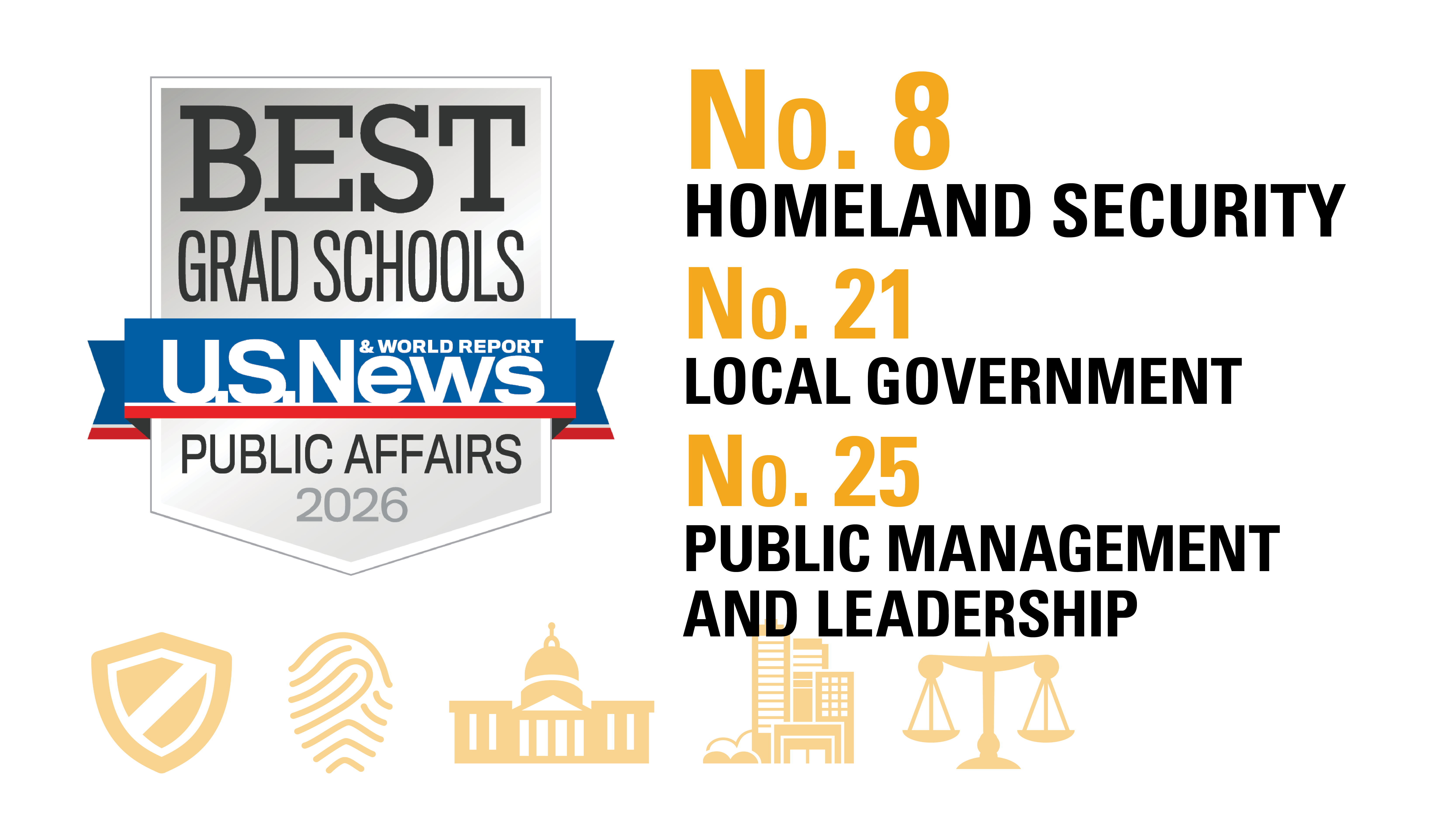 Wilder School ranks among nation’s leading public affairs programs, with top 10 placement in homeland security