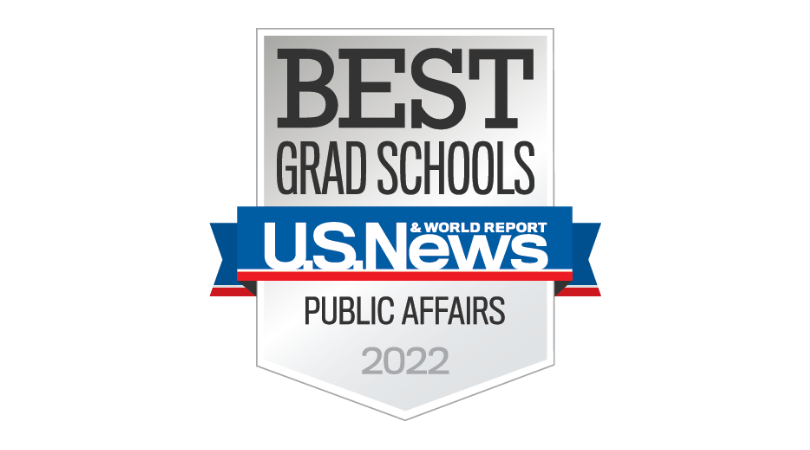 The 2022 U.S. News & World Report rankings confirm the Wilder School among the top 15% of graduate schools of public affairs at No. 38. The school is also ranked No. 19 in Social Policy, No. 28 in Urban Policy, and No. 34 in Public Management and Leadership.